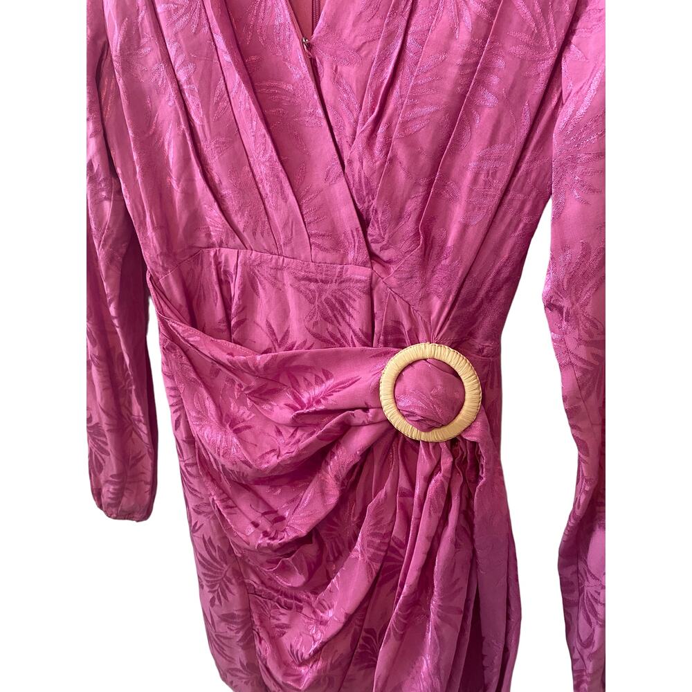 WAYF ATTINA FAUX WRAP DRESS SIZE SMALL - Picture 3 of 11